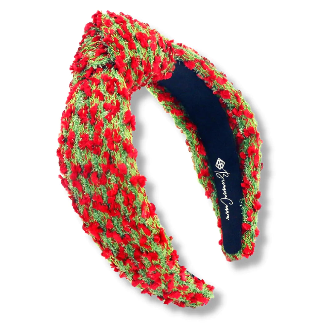 Brianna Cannon, Green/Red Textured Headband