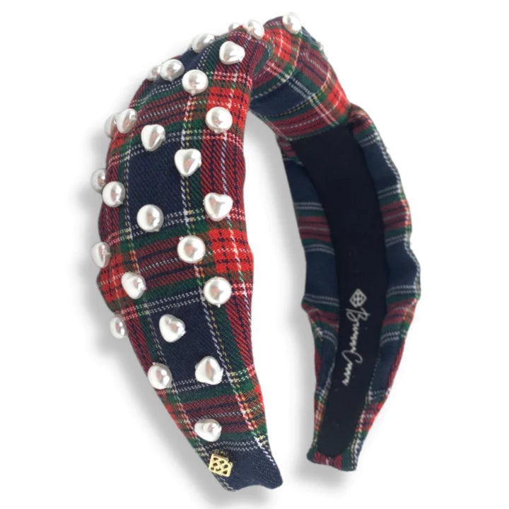 Brianna Cannon, Navy Plaid Headband