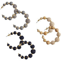 Jute Wrapped Earring