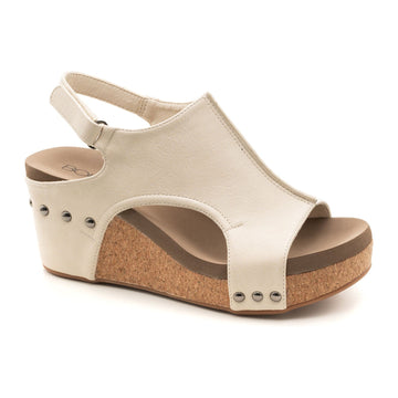 Carley (Ivory,) Corky Footwear
