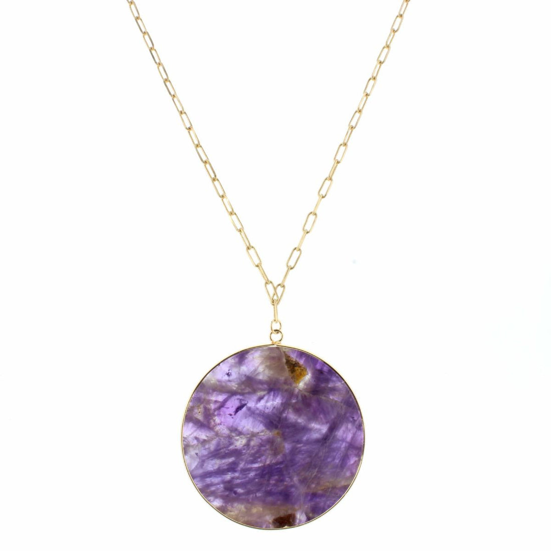 Purple Stone Necklace