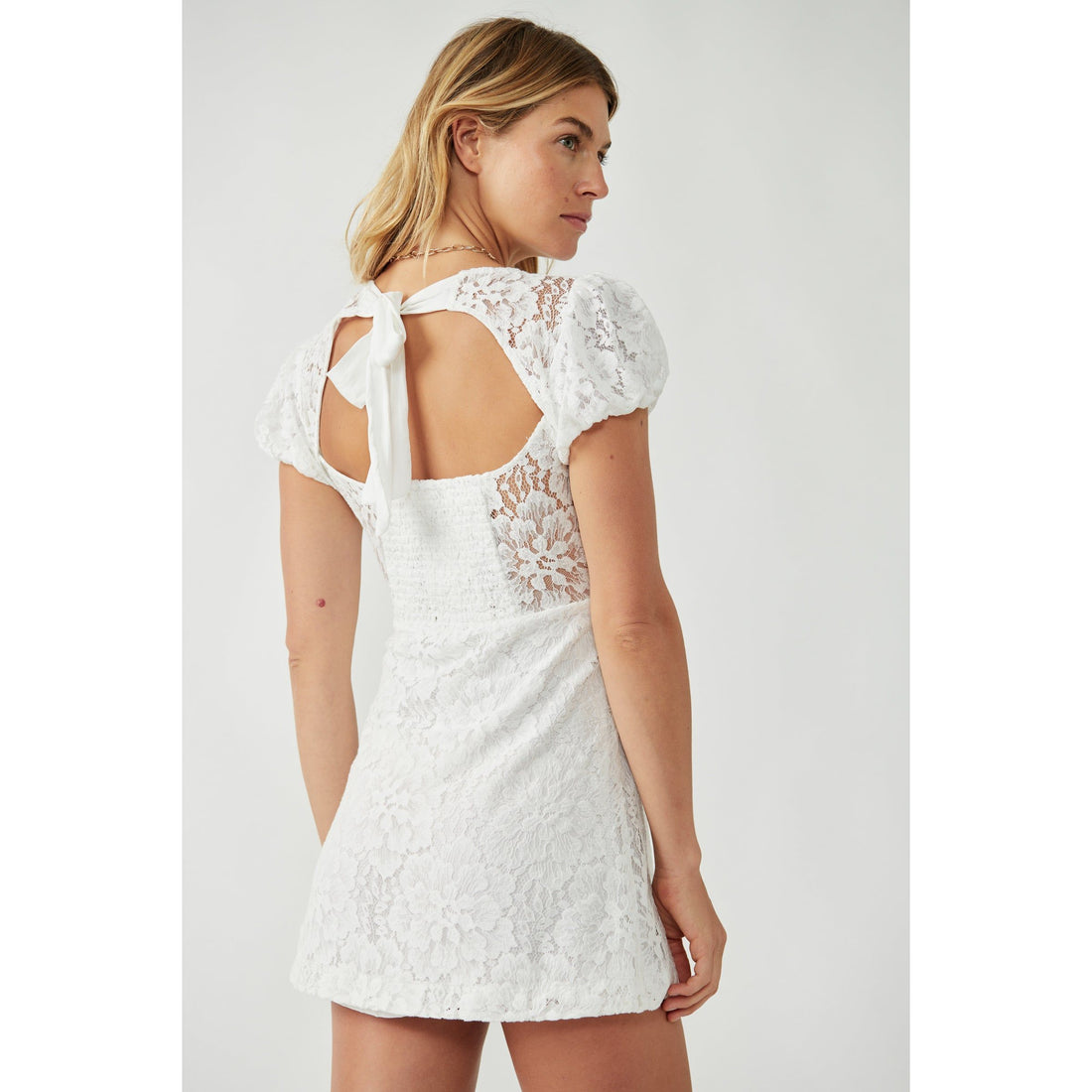 hailee lace mini dress Hailees Lace Strapless Mini Dress | Red | Womens