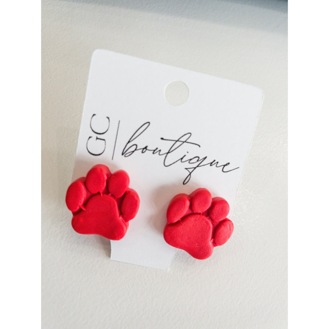 Clay Paw Studs