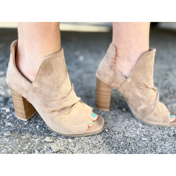 Peep Toe Bootie