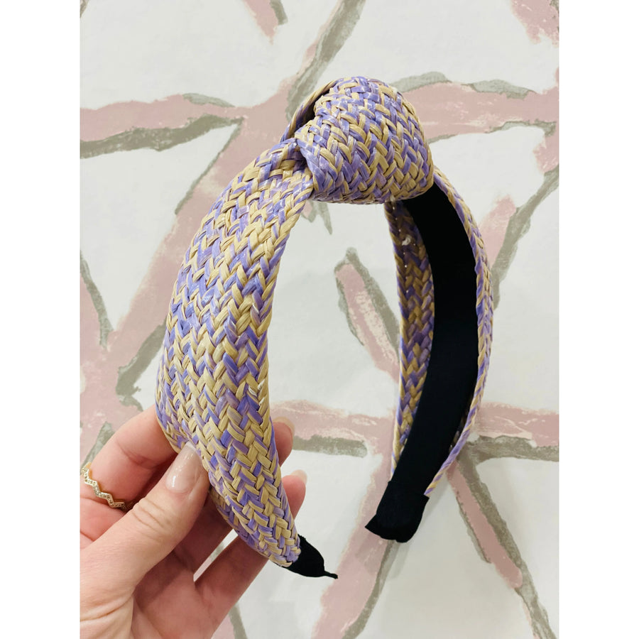 Knotted Straw Headband