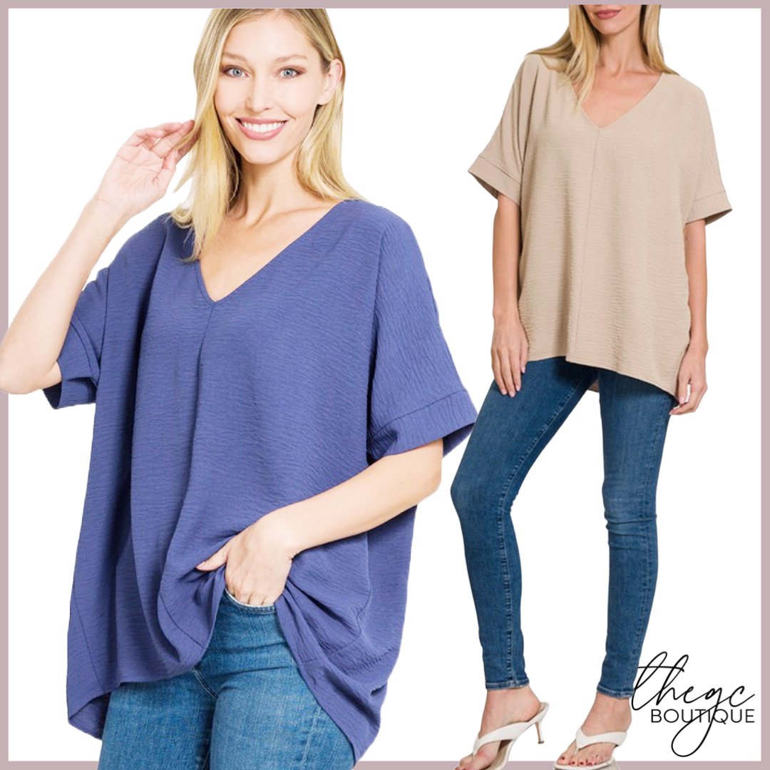 Monica, dolman blouse